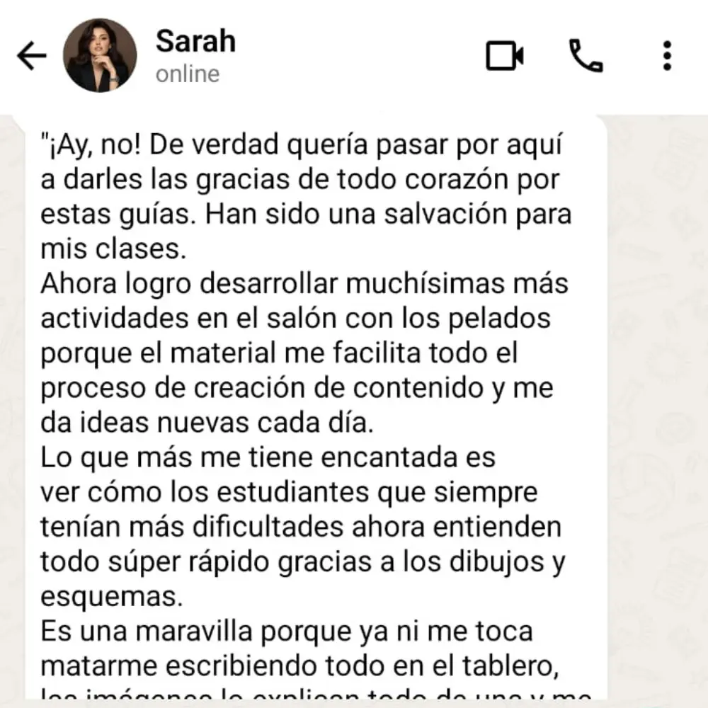 Testimonio de una docente 1